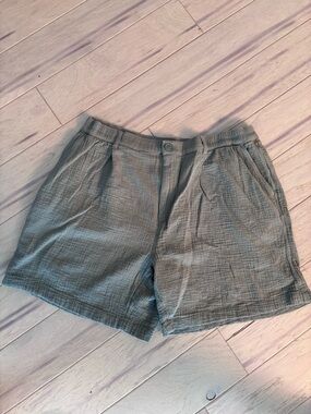 Aerie gauze shorts.  Light green, size XL